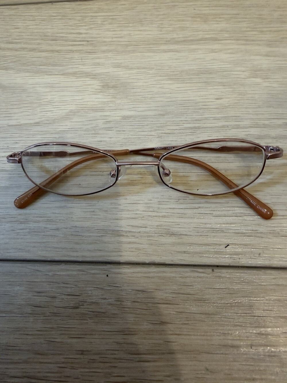 VENUTI INTERNATIONAL 12 ANTIQUE Pink 47-19-135 Eyeglasses Frame